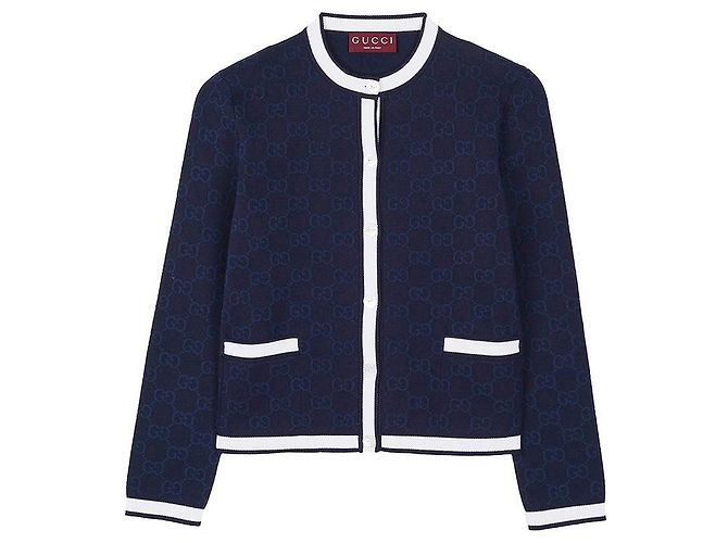 Gucci GG Jacquard-Cardigan für Damen - Ansicht 8