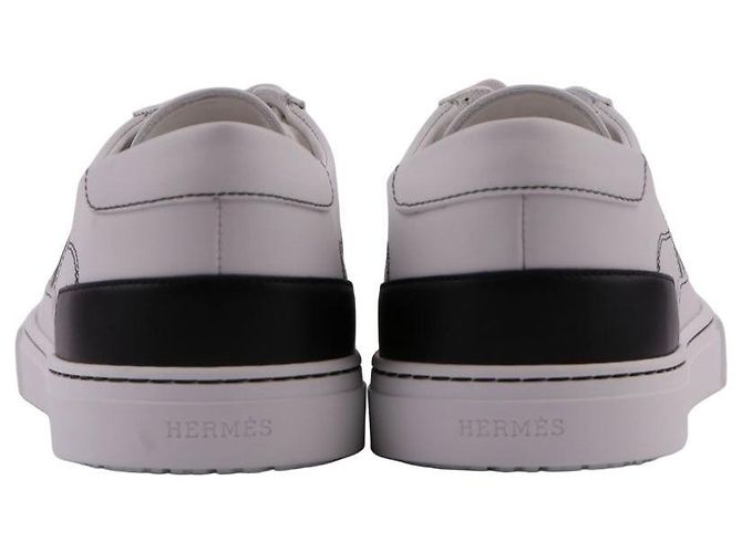 Sneakers Deep Hermès Verde in pelle - vista 13