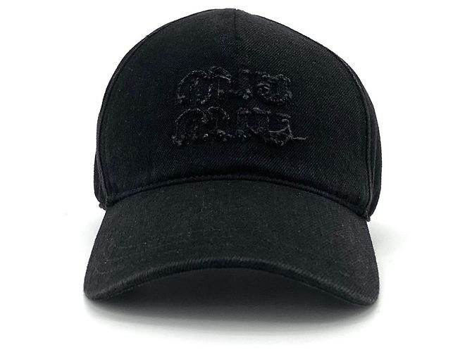 Miu Miu Denim Cap Blau - Ansicht 2