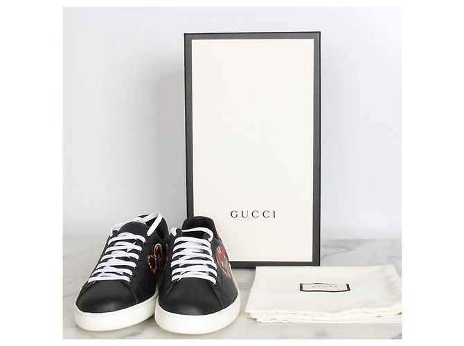 Gucci Sneakers Kingsnake Ace Black - vista 2