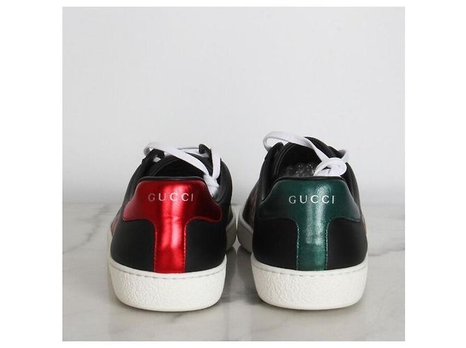 Gucci Sneakers Kingsnake Ace Black - vista 6