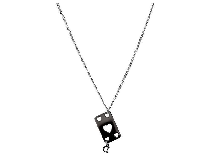 Dior Collar Heart Trump Silver - vista 2