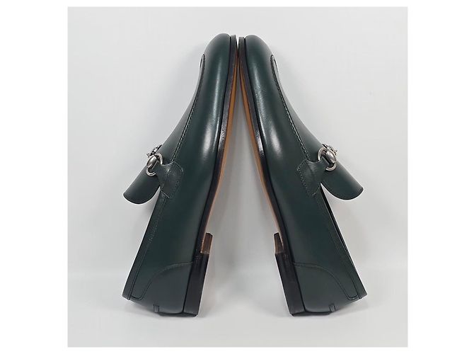 Mocassini Gucci in pelle marrone - vista 5