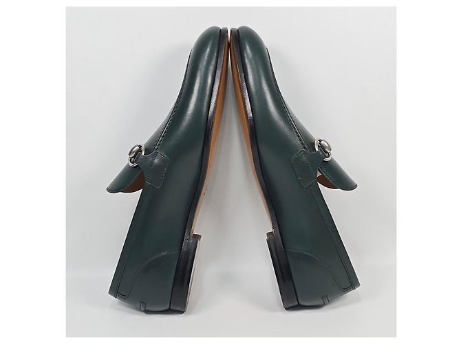 Mocassini Gucci in pelle marrone - vista 6