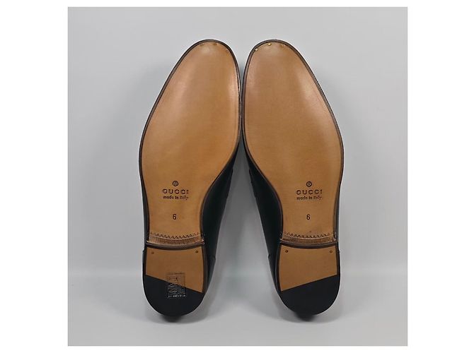 Mocassini Gucci in pelle marrone - vista 8