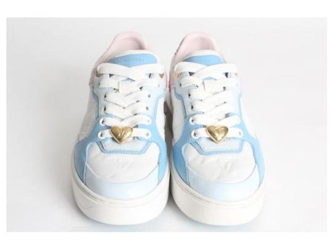 Louis Vuitton Sneakers Timeout Monogram Heart Charm Pastel - vista 3