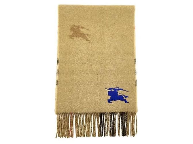 Burberry Sciarpa in cashmere reversibile Night Check - vista 2