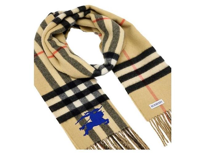 Burberry Sciarpa in cashmere reversibile Night Check - vista 4