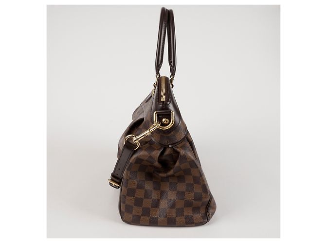 Louis Vuitton Borsa Tote Trevi PM Size Damier Ebène Canvas - vista 3