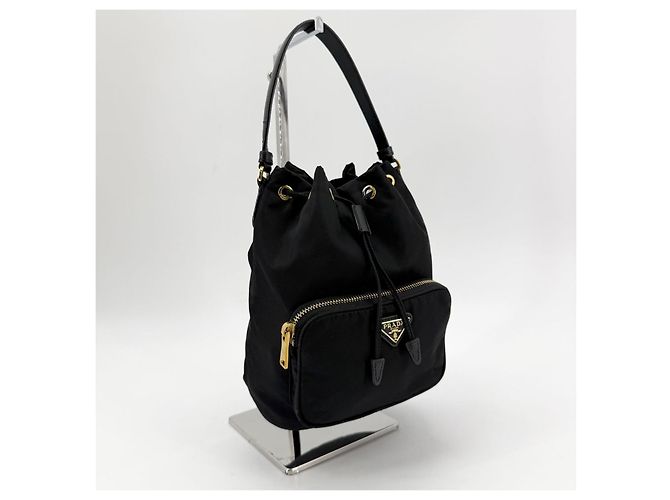 Prada Borsa Bucket in Nylon Pocono - vista 3