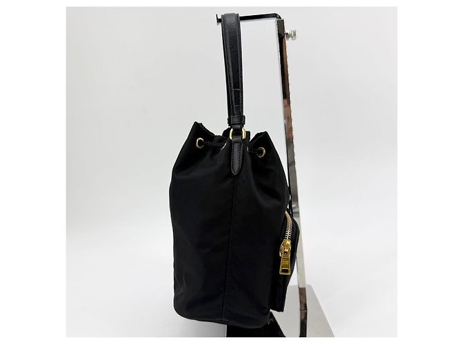 Prada Borsa Bucket in Nylon Pocono - vista 6