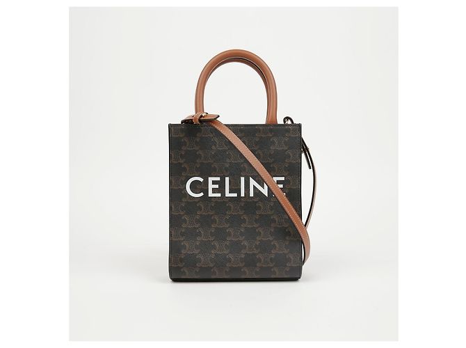 Céline Bolsa de Ombro Vertical Cabas Mini - vista 2