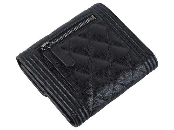 Chanel Cartera para mujer Caviar Boy Silver - vista 2
