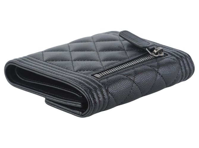 Chanel Cartera para mujer Caviar Boy Silver - vista 4