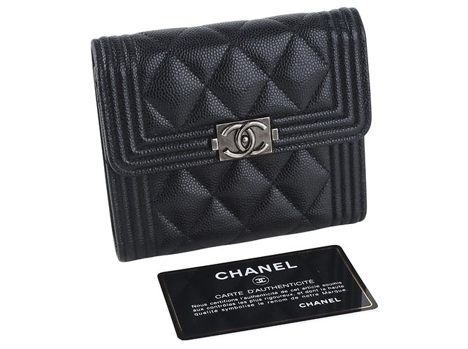 Chanel Cartera para mujer Caviar Boy Silver - vista 6