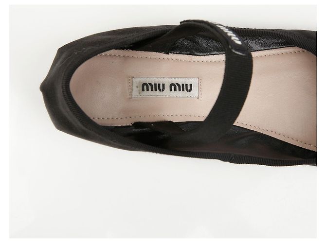 Miu Miu Satin-Ballerinas - Ansicht 12