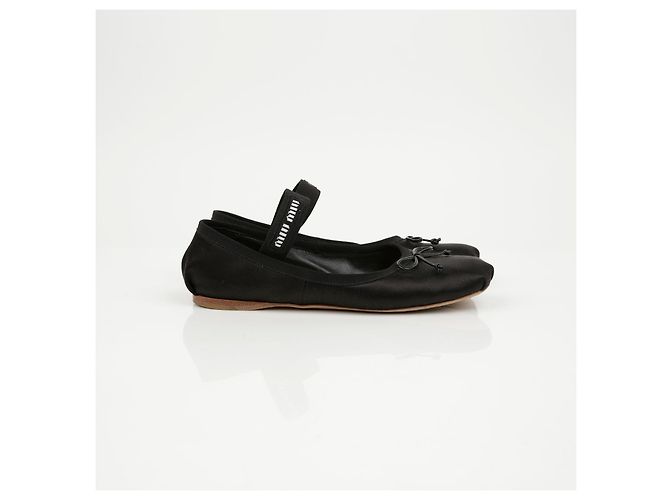 Miu Miu Satin-Ballerinas - Ansicht 3