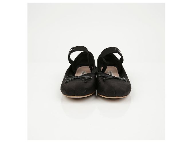 Miu Miu Satin-Ballerinas - Ansicht 4