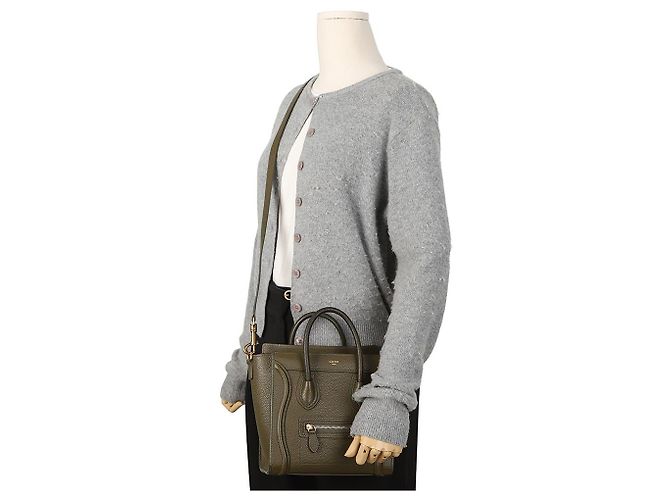 Céline Borsa a tracolla Nano Tote Luggage - vista 10