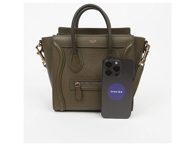 Céline Borsa a tracolla Nano Tote Luggage - vista 9