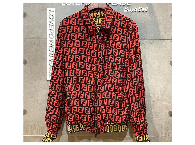 Fendi Silk Reversible Bomber Jacket - vista 3