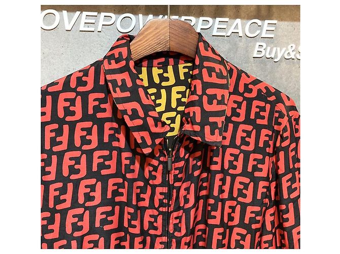 Fendi Silk Reversible Bomber Jacket - vista 4