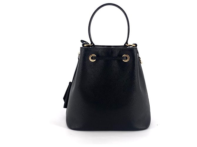 Prada Borsa bucket in pelle Saffiano - vista 10