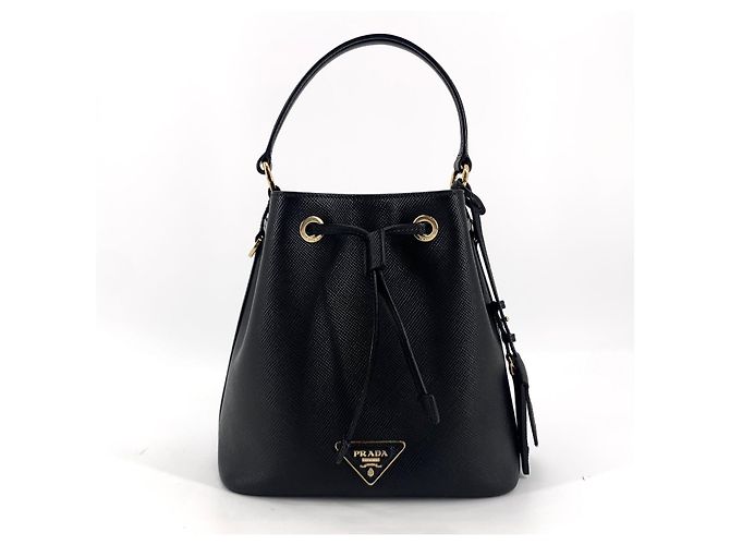 Prada Borsa bucket in pelle Saffiano - vista 2