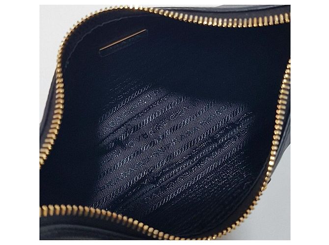 Prada Borsa a tracolla hobo con logo triangolare - vista 8