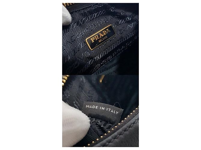 Prada Borsa a tracolla hobo con logo triangolare - vista 9