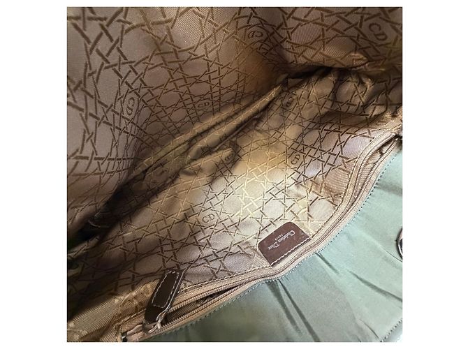 Dior Sac Cabas Lady Cannage Khaki Silver Medium - vue 17