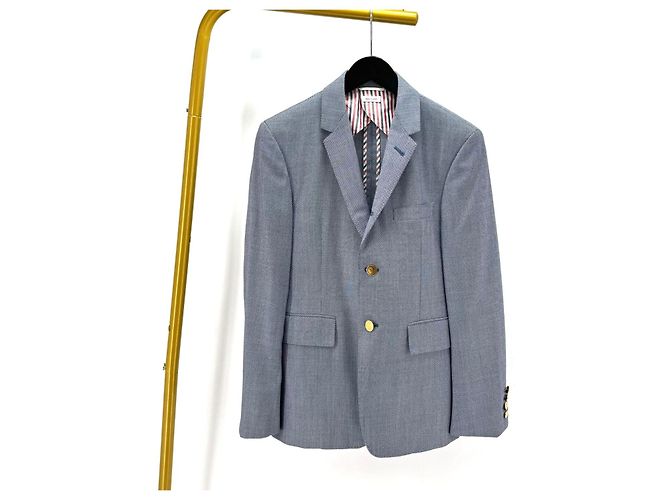 Thom Browne Wollblazer mit diagonalem Armband - Ansicht 2