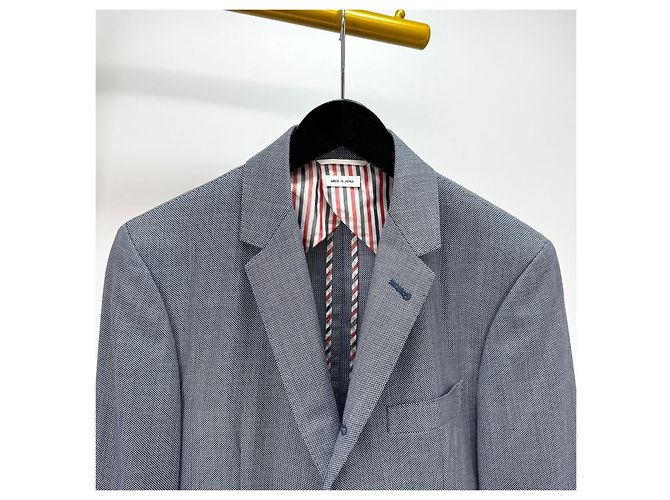 Thom Browne Wollblazer mit diagonalem Armband - Ansicht 5