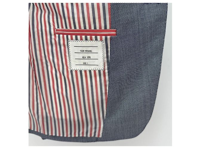Thom Browne Wollblazer mit diagonalem Armband - Ansicht 7