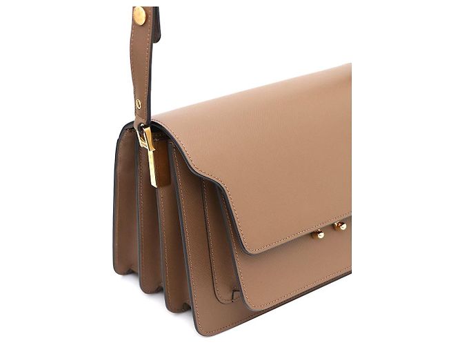 Marni Saffiano Trunk Medium Schultertasche - Ansicht 5
