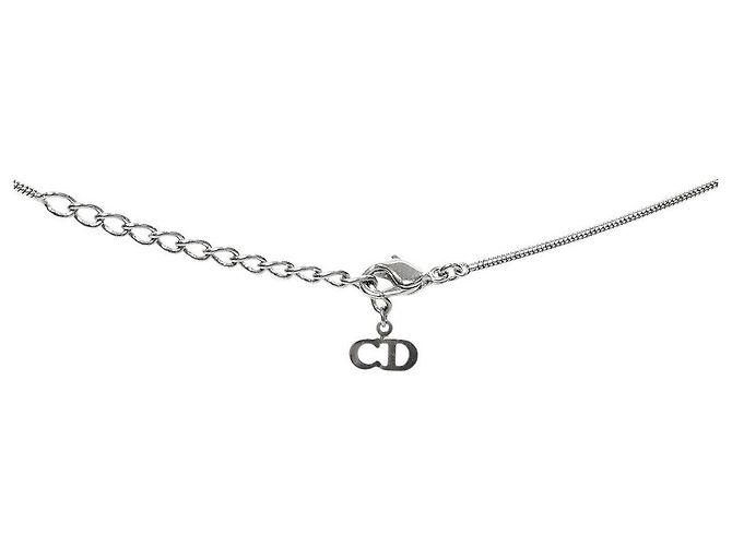 Dior Collar de plata con placa negra - vista 3