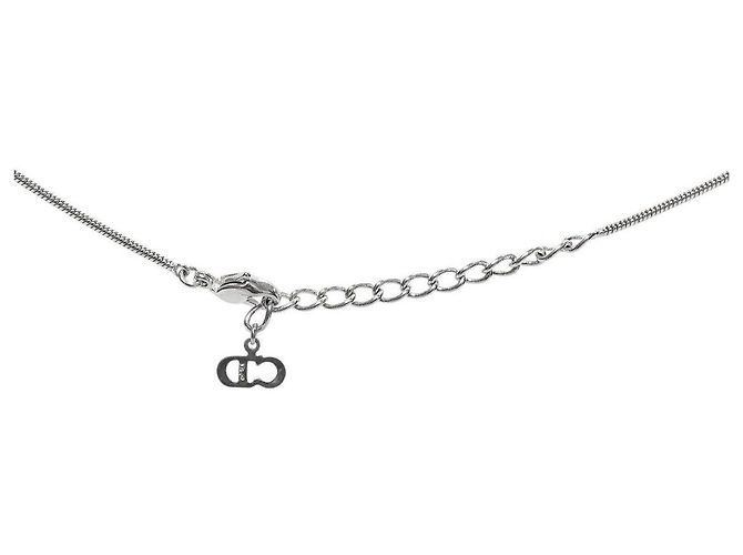 Dior Collar de plata con placa negra - vista 4