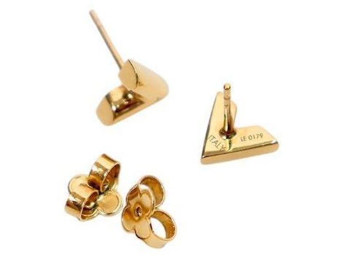 Louis Vuitton Orecchini Essential Gold - vista 4