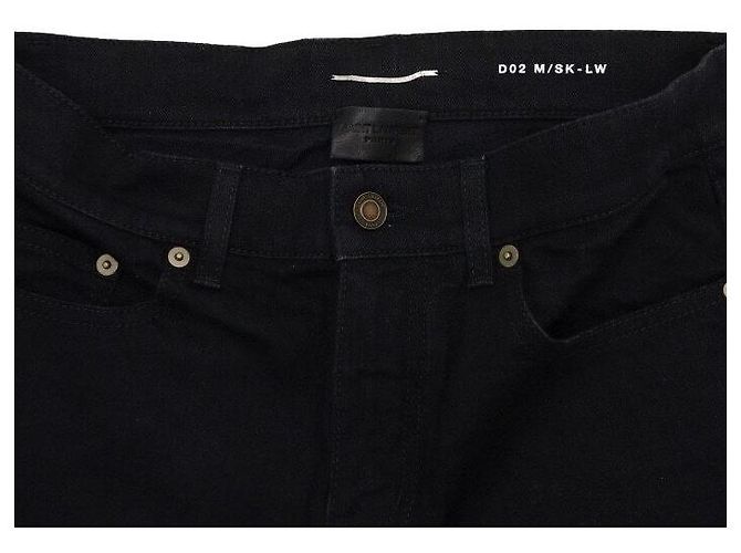 Autre Marque Vaqueros Unisex de Algodón Negros - vista 5