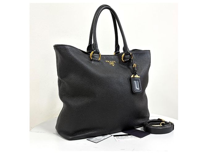 Prada Vitello Phoenix Shopper Tote Bag Schultertasche - Ansicht 4