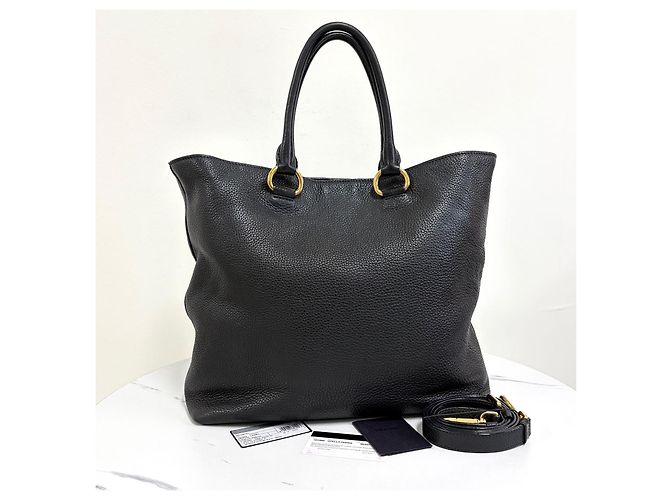 Prada Vitello Phoenix Shopper Tote Bag Schultertasche - Ansicht 5