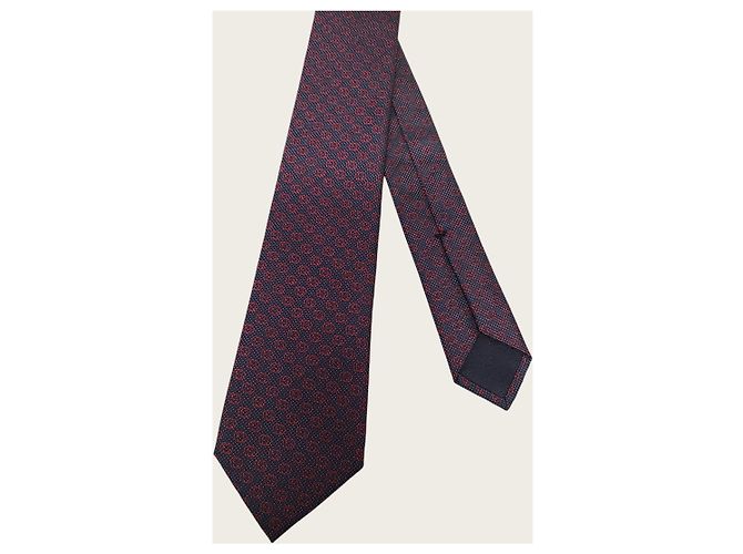 Gucci Cravatta in jacquard Interlocking GG - vista 2