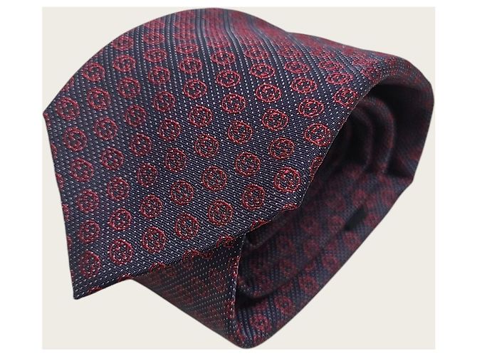 Gucci Cravatta in jacquard Interlocking GG - vista 3