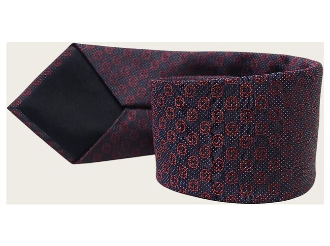 Gucci Cravatta in jacquard Interlocking GG - vista 4