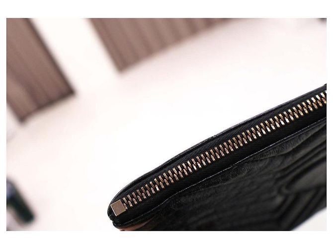 Gucci Leder-Clutch Schwarz - Ansicht 6