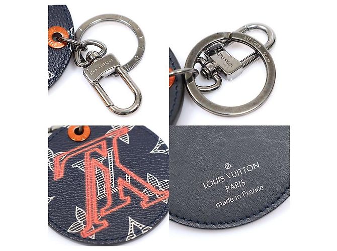 Louis Vuitton Portachiavi Monogram Ink Canvas Upside Down - vista 7