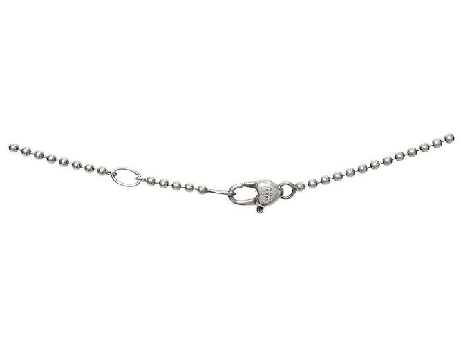 Gucci Collana in argento con cuori intrecciati - vista 3