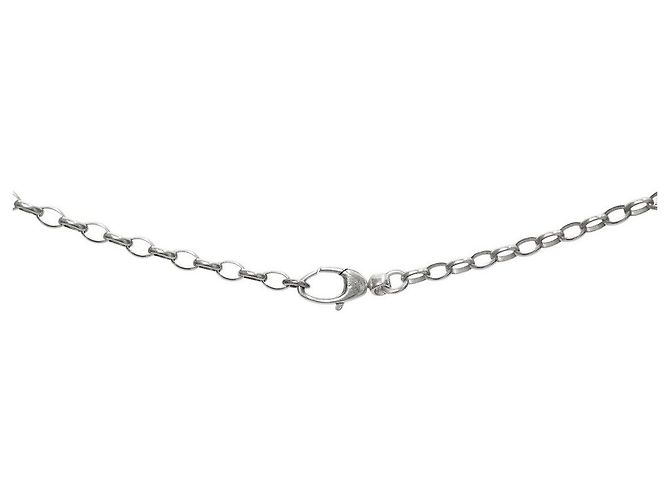 Gucci Collana in argento a cerchi intrecciati - vista 3