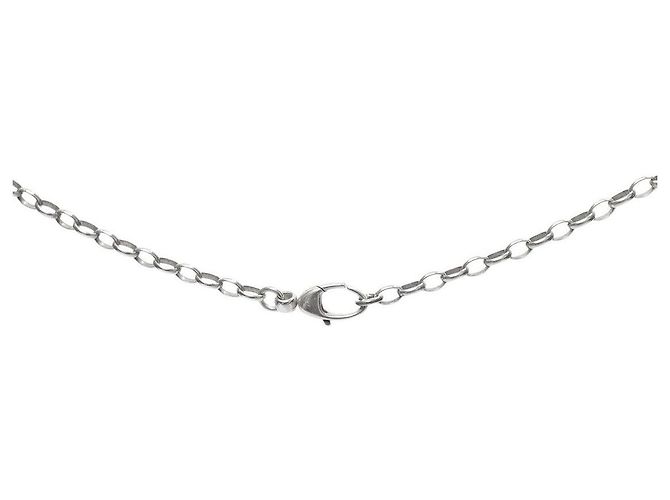 Gucci Collana in argento a cerchi intrecciati - vista 4