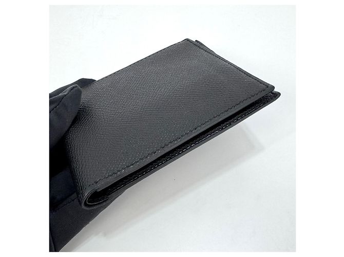 Hermès Citizen Twill Bi-Fold Wallet Black - view 10